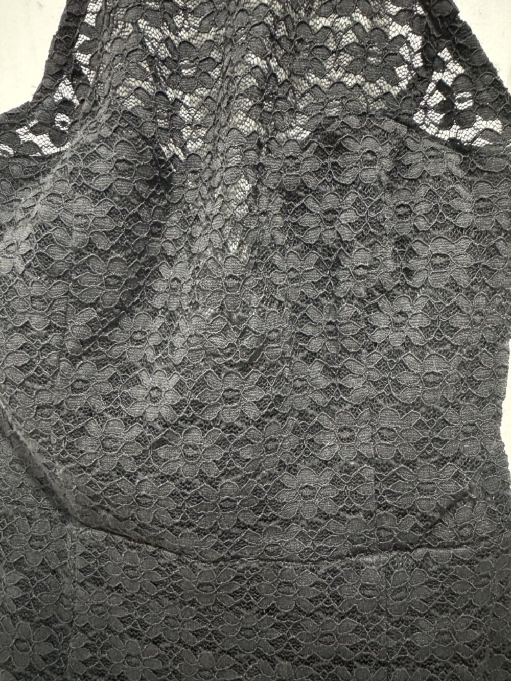 Bardot Black Lace Halter Midi Dress Sz XS - Picture 7 of 7